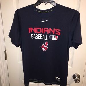 Short sleeve Indians baseball shirt